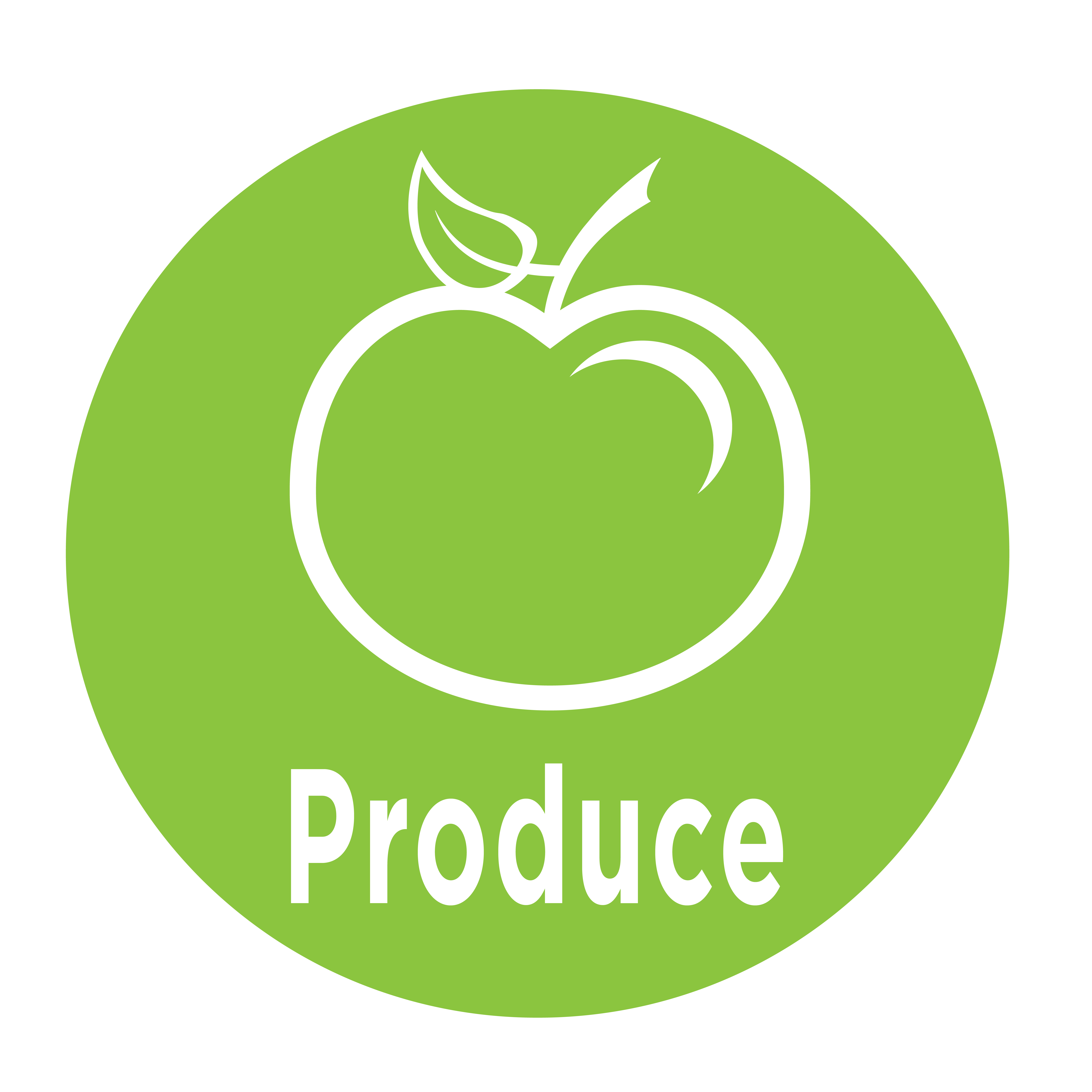 An apple representing produce